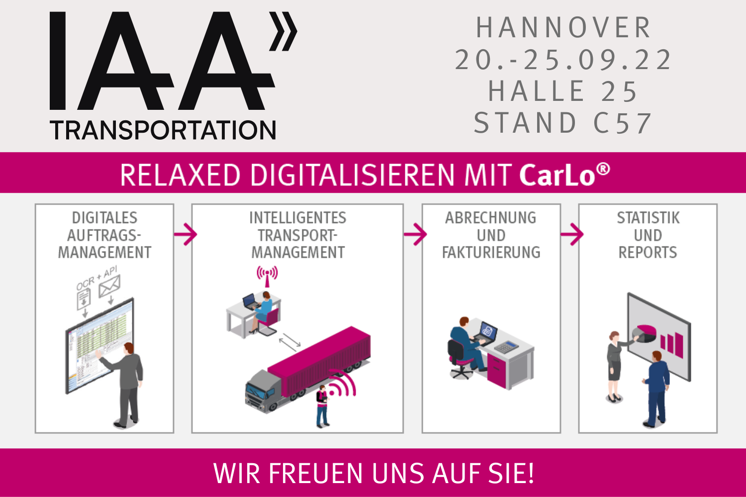 IAA Transportation Hannover 2022: Papier war gestern! Relaxed digitalisieren mit CarLo