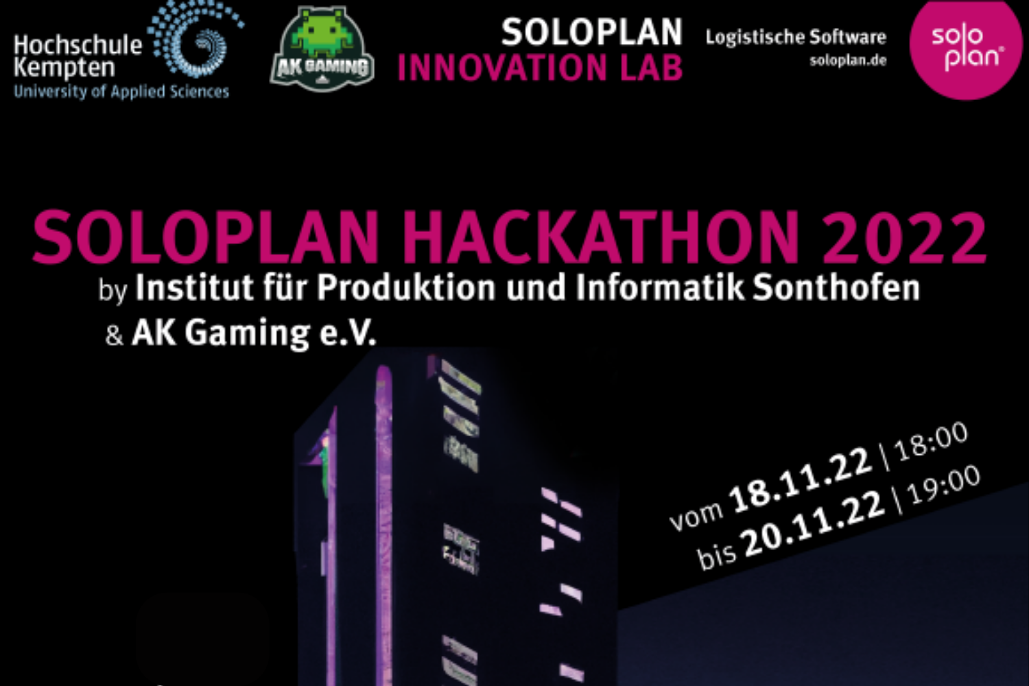 Startschuss für den „Soloplan Hackathon 2022“